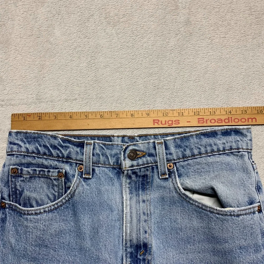 Vintage Levi's 550 Relaxed Fit USA Denim‎ Jeans 32x32 (Fits 31x33) Red Tab 90's